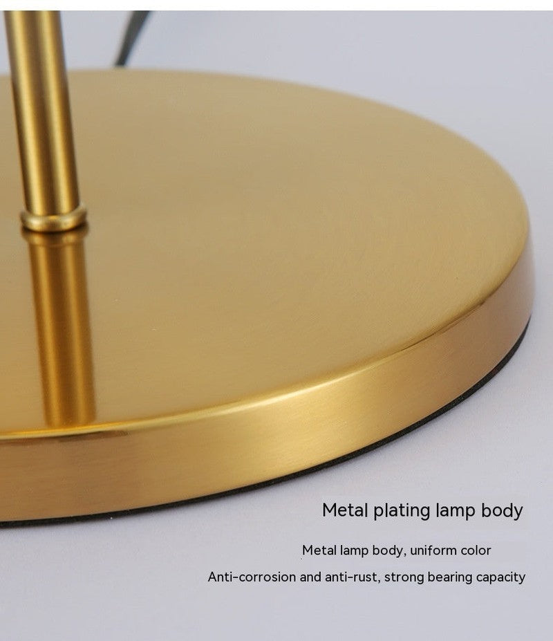 Modern Bedside LED Glass Lamp with Electroplated Design for Stylish Interiors | Siraus