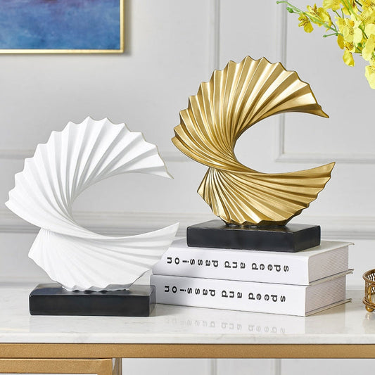 Abstract Resin Sculpture – Modern Art for Home Decoration | Atria