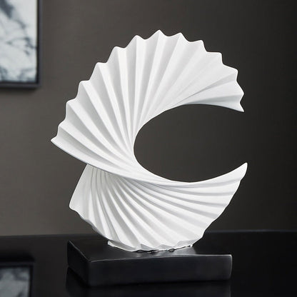 Abstract Resin Sculpture – Modern Art for Home Decoration | Atria