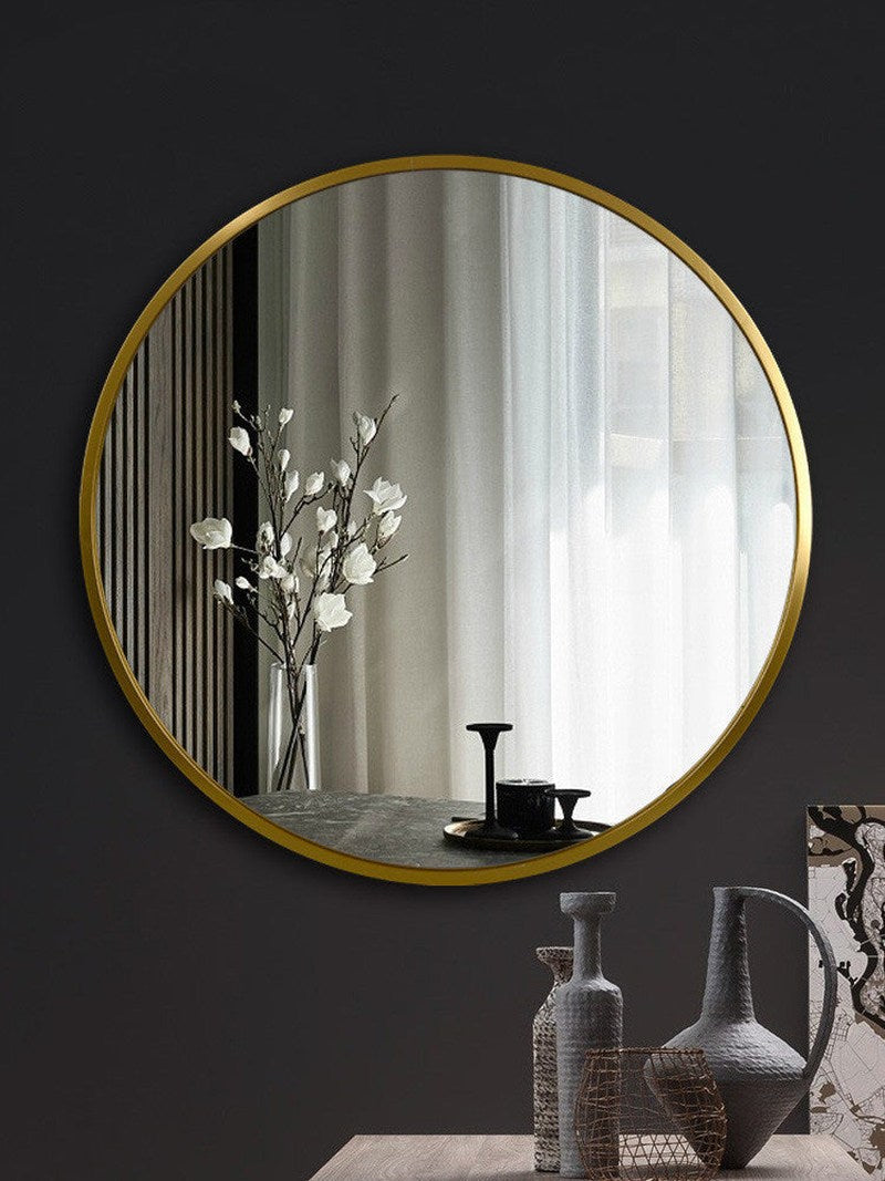 Aluminium Alloy Round Bathroom Mirror | Saona