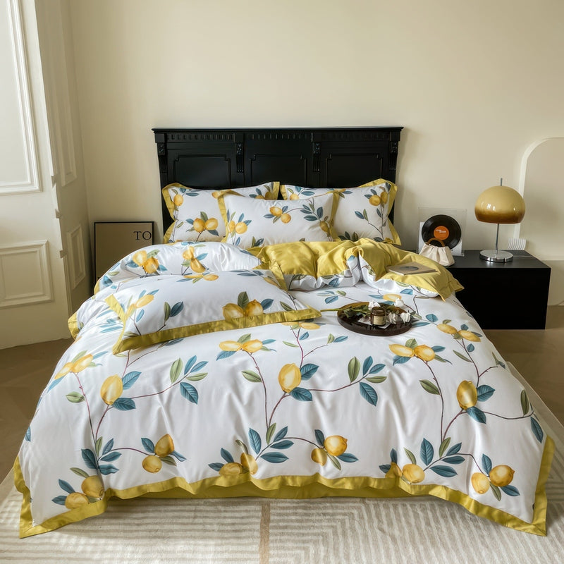 Bedding Set Egyptian Cotton Comfort Double/King Duvet Cover | Limone