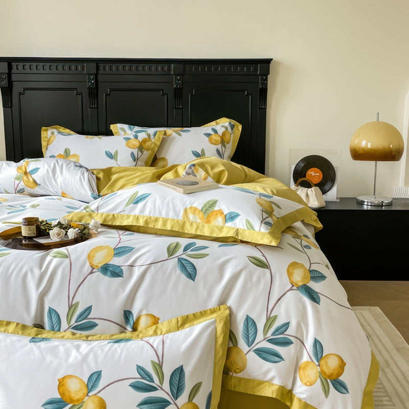 Bedding Set Egyptian Cotton Comfort Double/King Duvet Cover | Limone