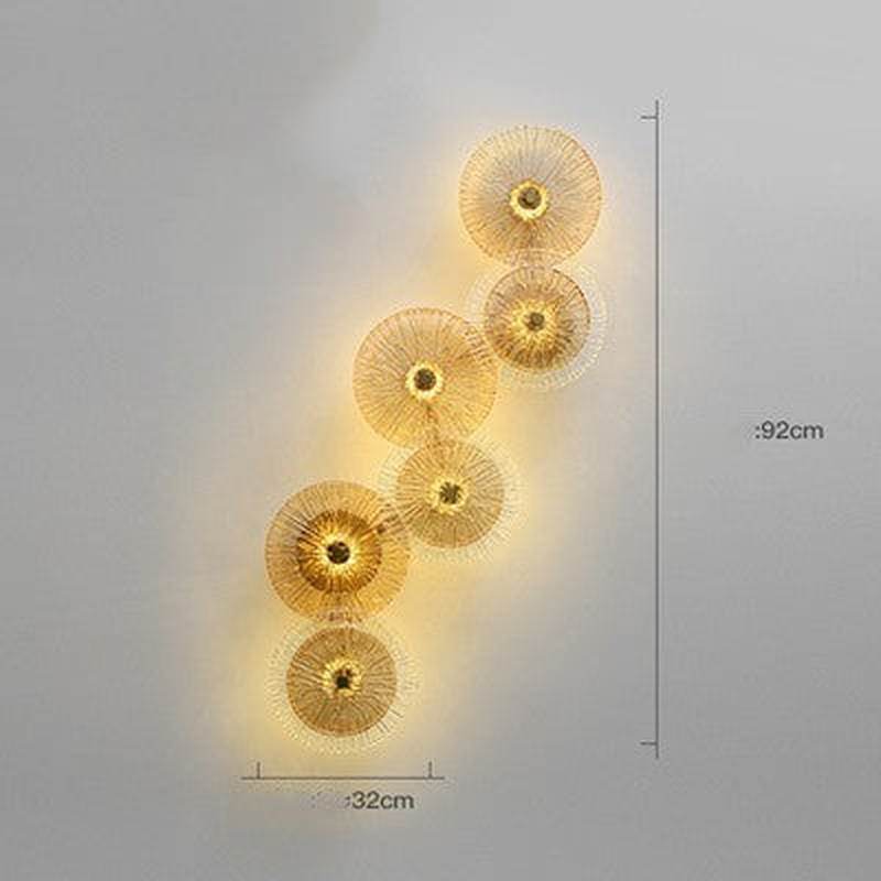 Elegant modern Glass Wall Lamp for Living Room & Bedroom | Aisleis