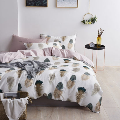 Four-Piece Cotton Quilt Set | Amelis