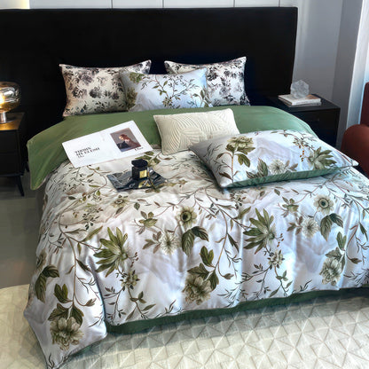 Green Pillowcase Pair – Egyptian Cotton, Ultra-Soft & Breathable | Larine