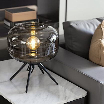 Industrial Glass Table Lamp – Elegant Accent Lighting for Modern Interiors | Altairi