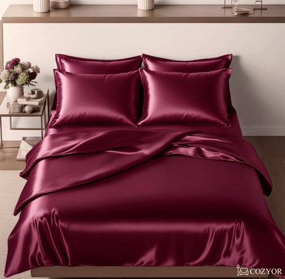 Satin Bedding Set for Elegant Bedrooms | Aurora