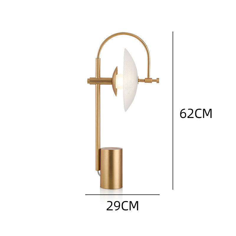 Modern Bronze Glass Table Lamp for Bedroom | Acturus