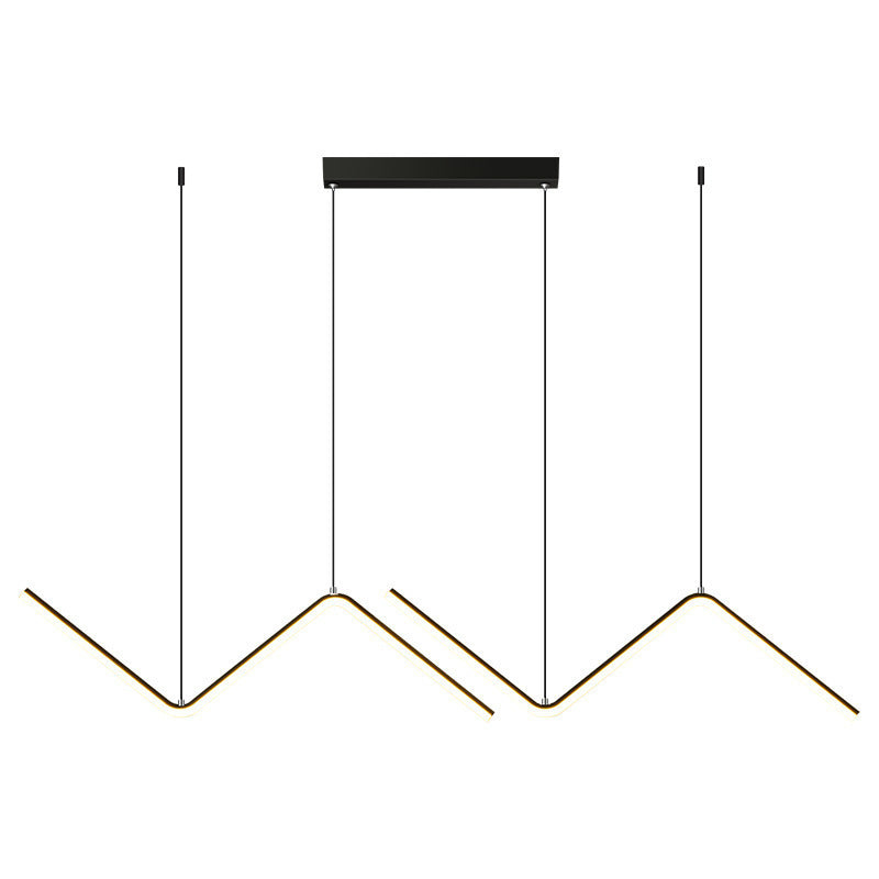 Modern Minimalist LED Chandelier for Living Room Lighting | Nomeus