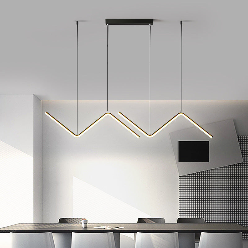 Modern Minimalist LED Chandelier for Living Room Lighting | Nomeus