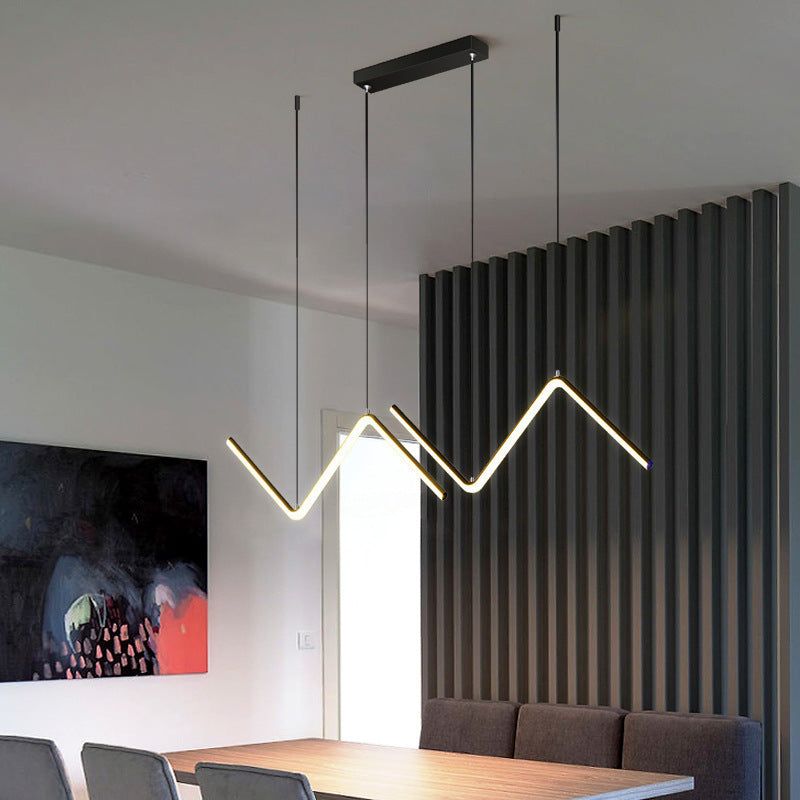 Modern Minimalist LED Chandelier for Living Room Lighting | Nomeus