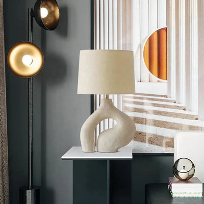 Modern Sculptural Table Lamp with LED Light | Freliya