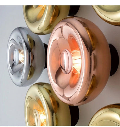 Modern Wall Lamp with LED Illumination – Elegant Rose Chrome Gold Lighting | Erinom