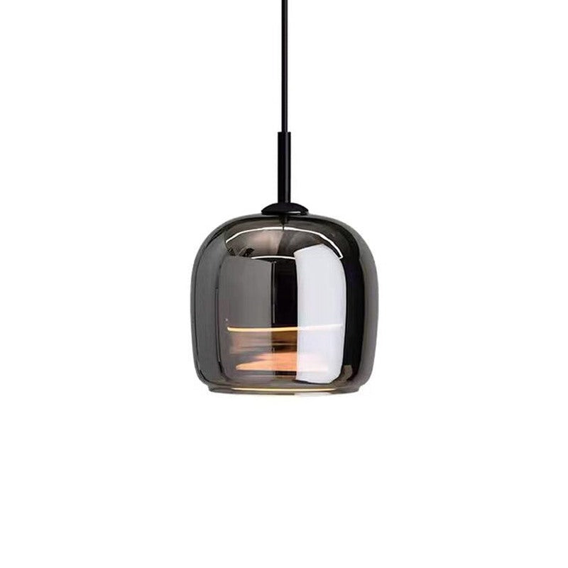 Nordic Black Glass Pendant Light | Modern Elegance for Stylish Interiors - Sterlin