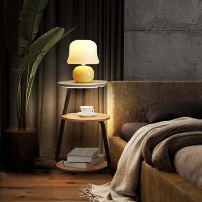 Nordic Minimalist Floor Lamp with Wireless Charging Table | Gacrux