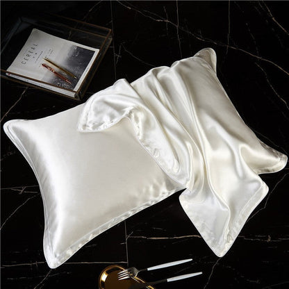 Silk Pillowcase with Elegant Splicing Design | Miram