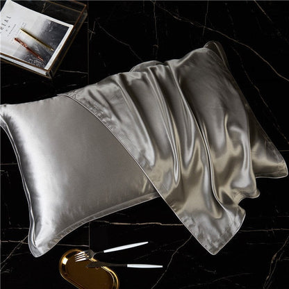 Silk Pillowcase with Elegant Splicing Design | Miram