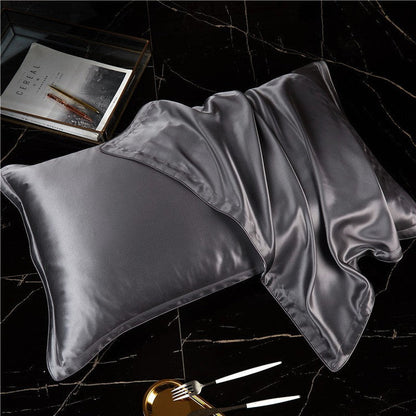 Silk Pillowcase with Elegant Splicing Design | Miram