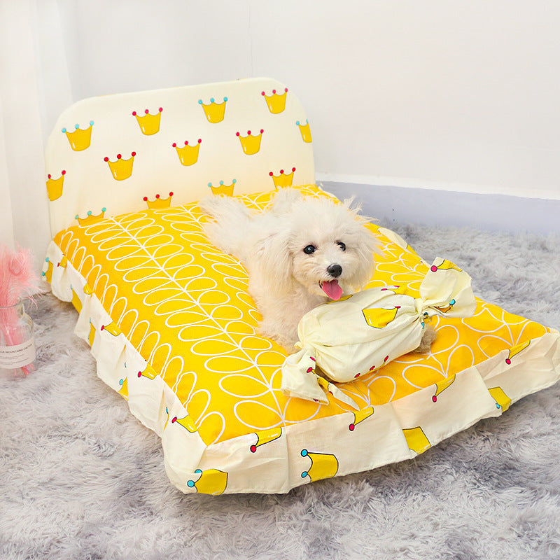 Small Dog & Cat Bed – Soft, Cozy & Stylish Pet Sleeping Mat | Rexion