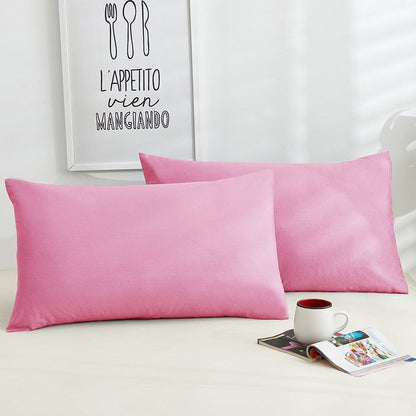 Soft & Breathable Pure Cotton Pillowcases Set | Alzir