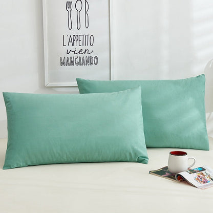 Soft & Breathable Pure Cotton Pillowcases Set | Alzir