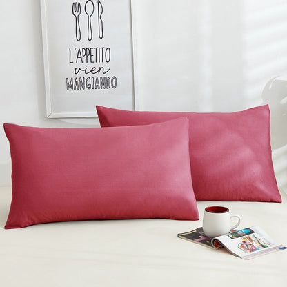 Soft & Breathable Pure Cotton Pillowcases Set | Alzir