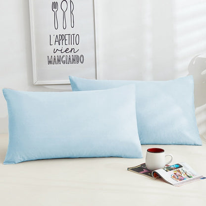 Soft & Breathable Pure Cotton Pillowcases Set | Alzir