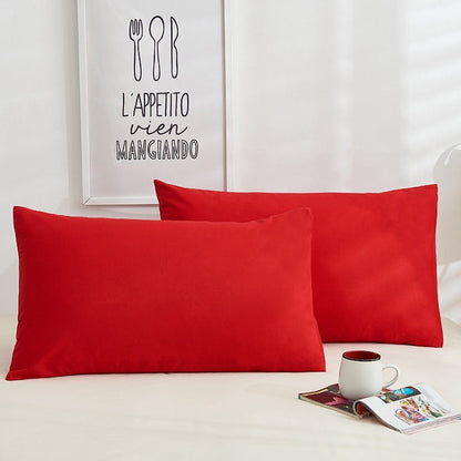 Soft & Breathable Pure Cotton Pillowcases Set | Alzir