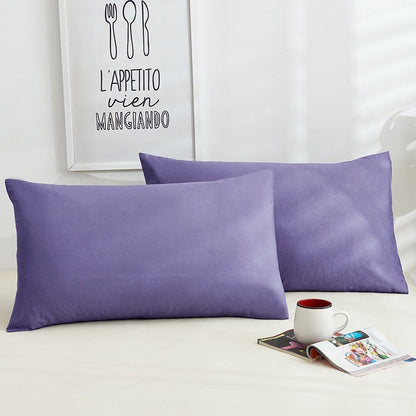 Soft & Breathable Pure Cotton Pillowcases Set | Alzir